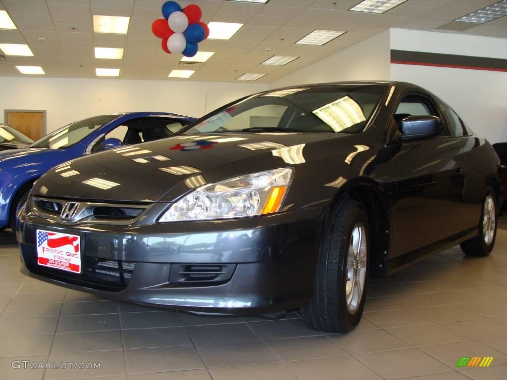 2006 Accord EX Coupe - Graphite Pearl / Black photo #1