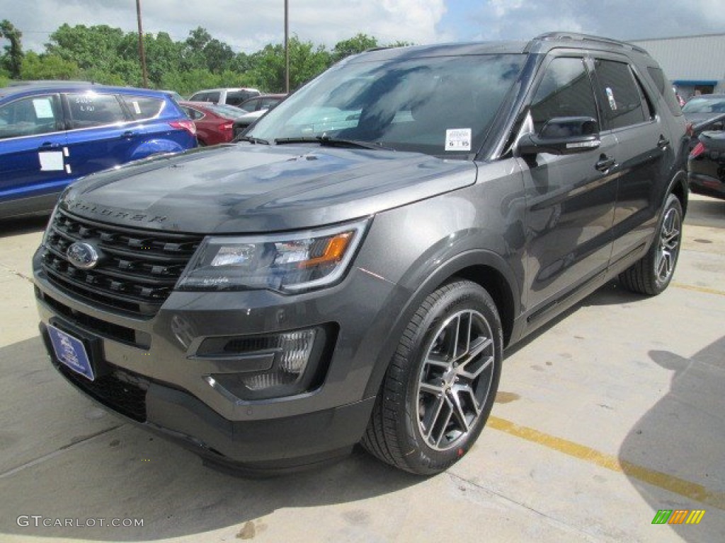 2016 Explorer Sport 4WD - Magnetic Metallic / Ebony Black photo #8