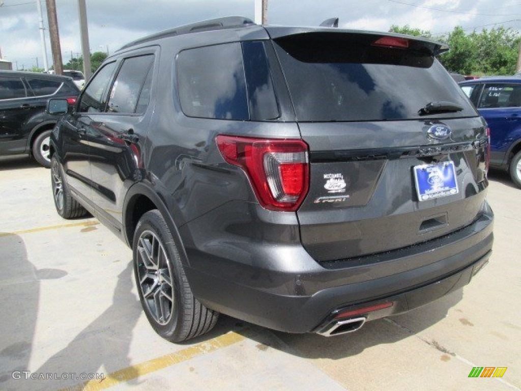 2016 Explorer Sport 4WD - Magnetic Metallic / Ebony Black photo #9