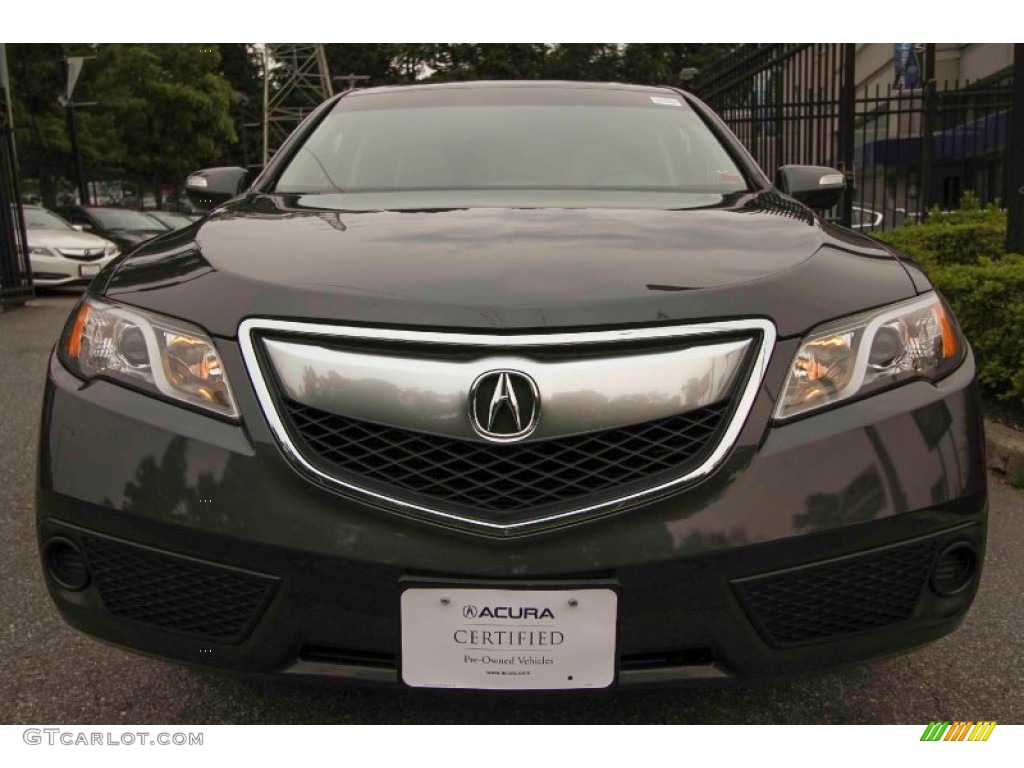 2013 RDX AWD - Graphite Luster Metallic / Parchment photo #2