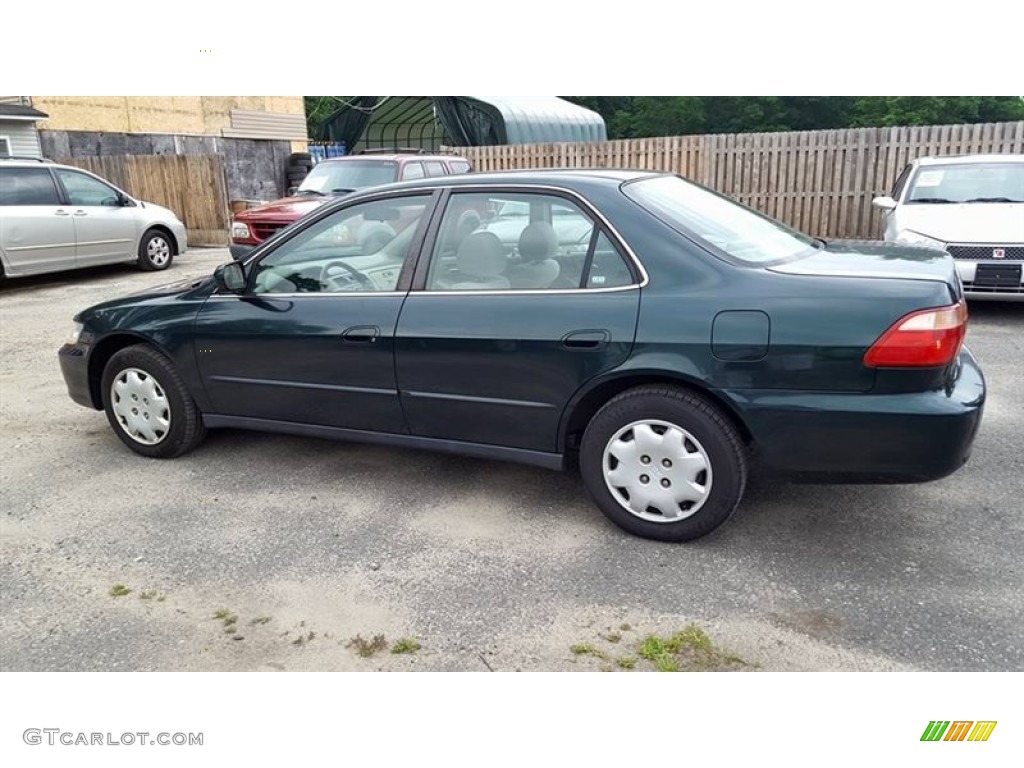 1999 Accord LX Sedan - Dark Emerald Pearl / Ivory photo #3