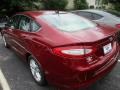 2016 Ruby Red Metallic Ford Fusion SE  photo #3