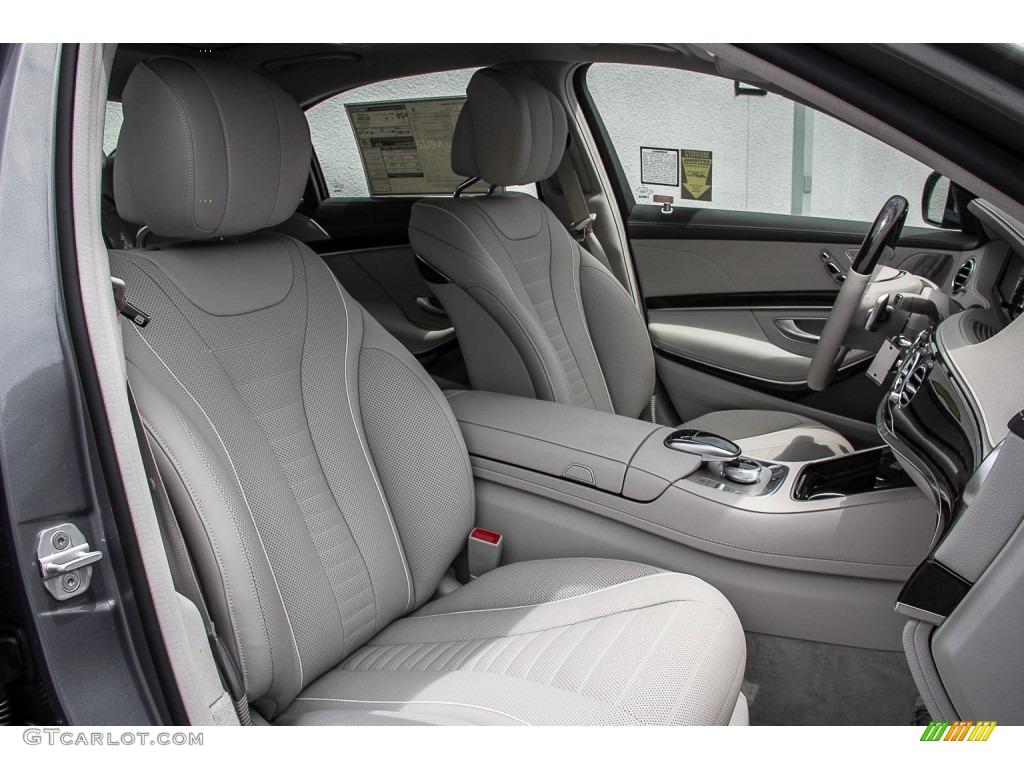 2015 S 550 Sedan - Palladium Silver Metallic / Crystal Grey/Seashell Grey photo #2