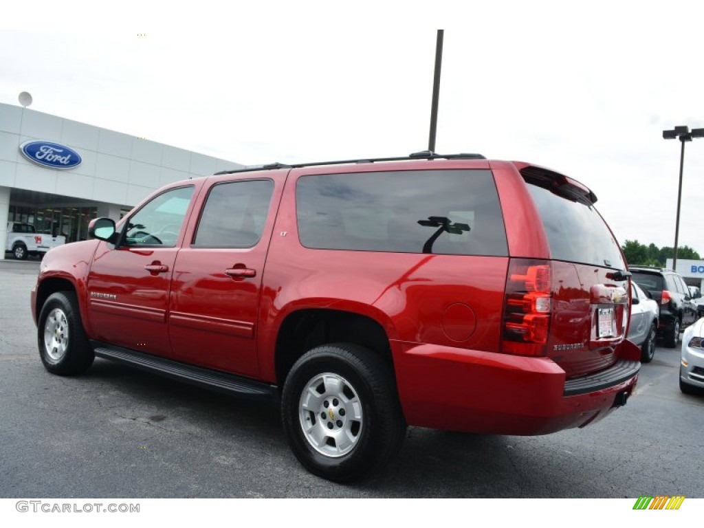 2013 Suburban LT 4x4 - Crystal Red Tintcoat / Ebony photo #5