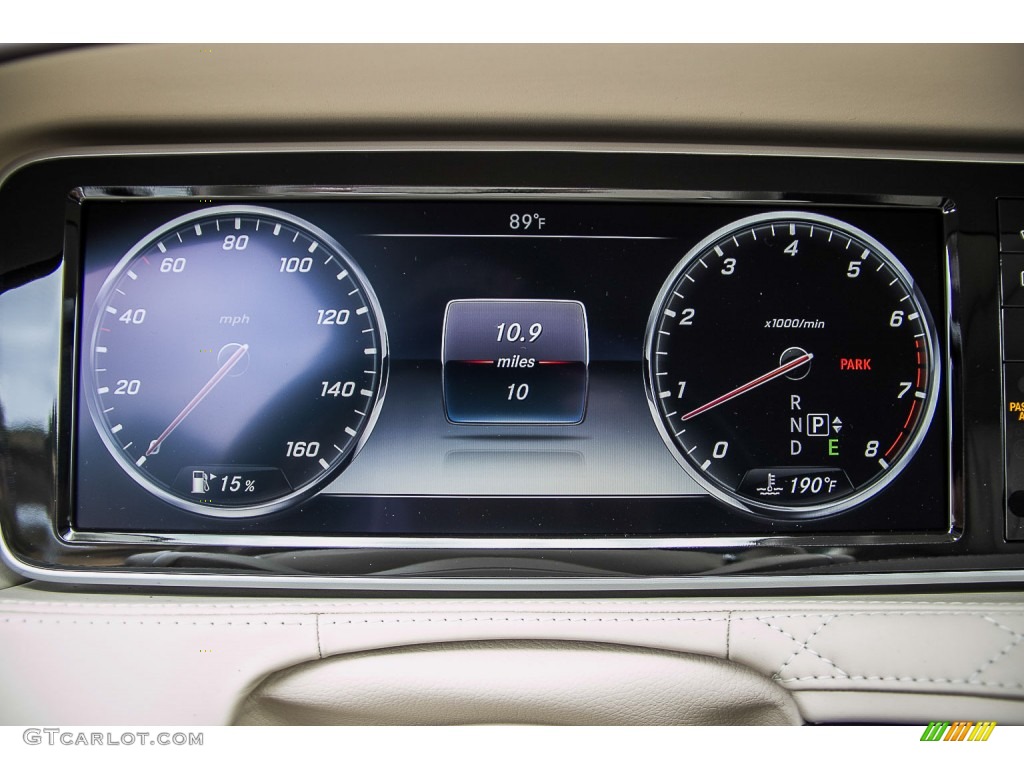 2015 Mercedes-Benz S 550 Sedan Gauges Photo #105257822