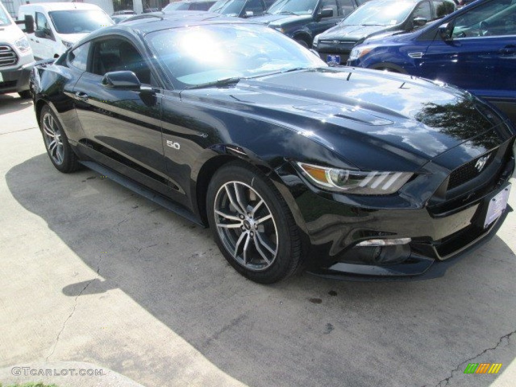 2015 Mustang GT Coupe - Black / Ebony photo #1