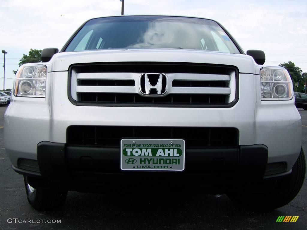 2007 Pilot LX 4WD - Billet Silver Metallic / Gray photo #3