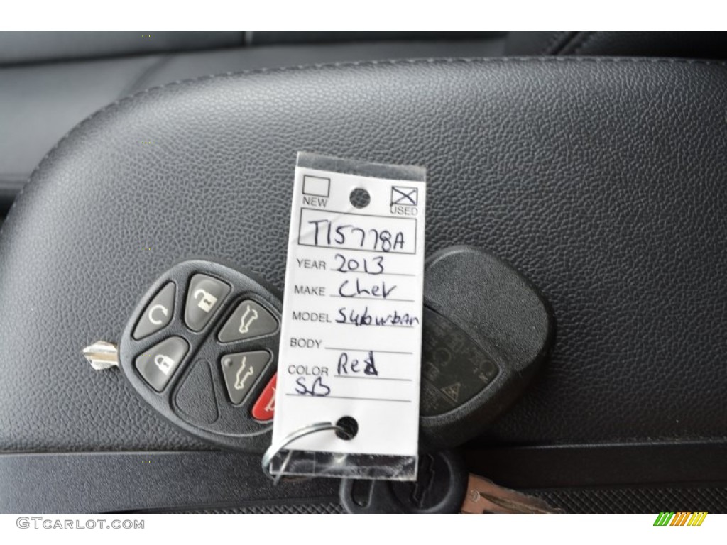 2013 Suburban LT 4x4 - Crystal Red Tintcoat / Ebony photo #31