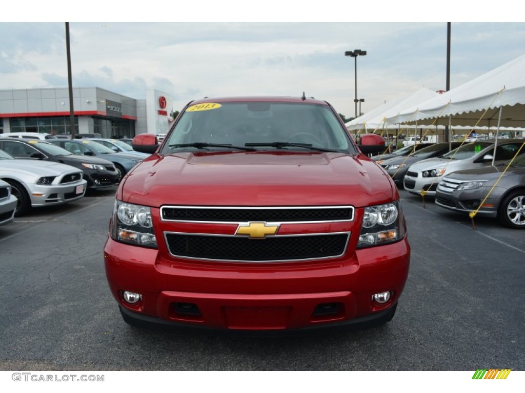 2013 Suburban LT 4x4 - Crystal Red Tintcoat / Ebony photo #32