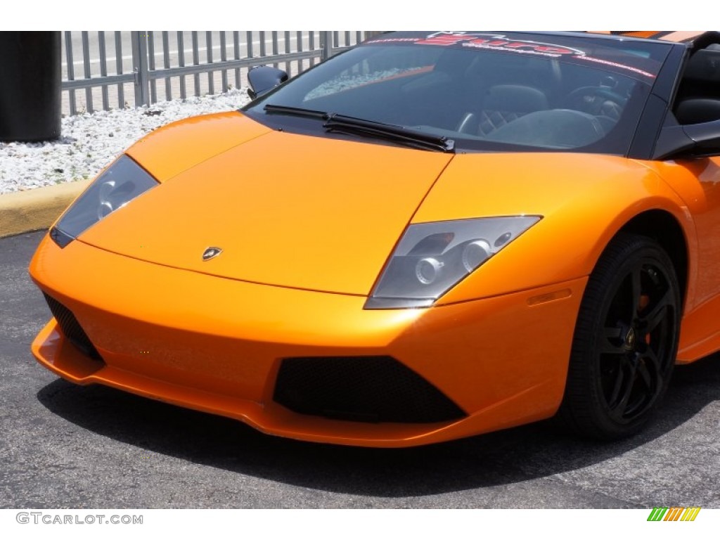 2007 Murcielago LP640 Roadster - Arancio Atlas Tri-Coat / Nero Perseus photo #11