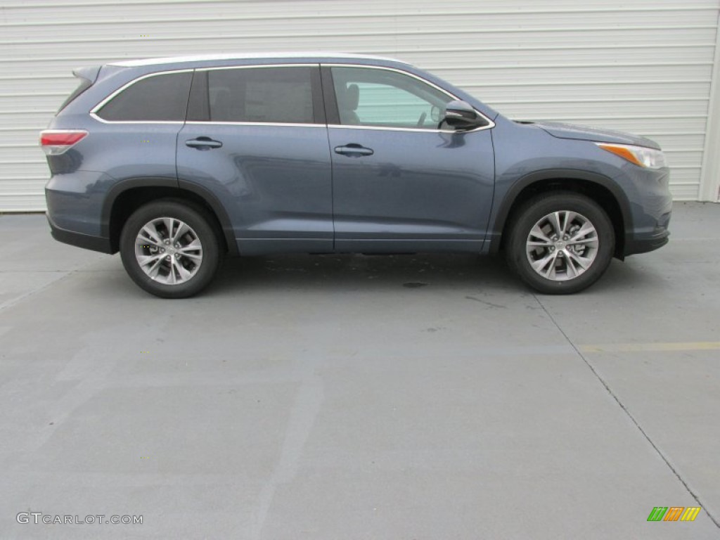 2015 Highlander XLE - Shoreline Blue Pearl / Ash photo #3
