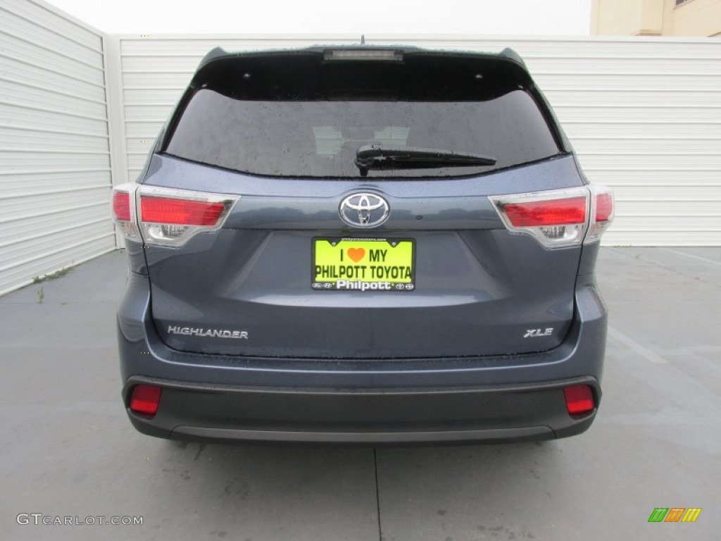 2015 Highlander XLE - Shoreline Blue Pearl / Ash photo #5