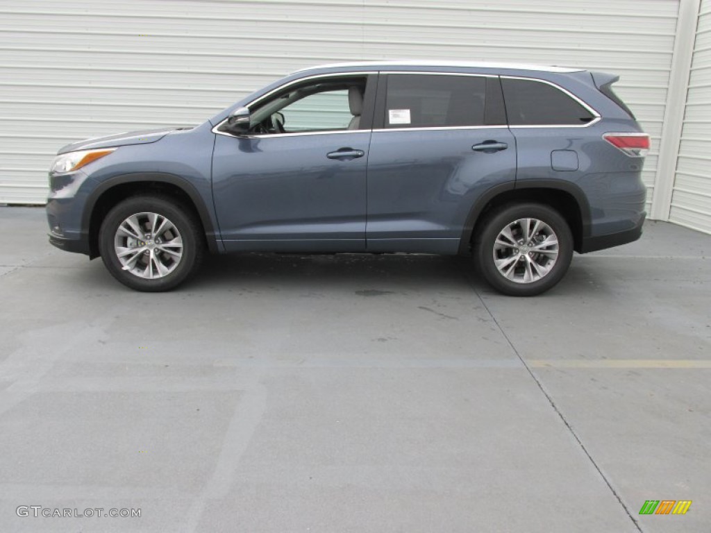 2015 Highlander XLE - Shoreline Blue Pearl / Ash photo #6