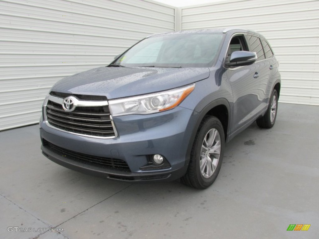 2015 Highlander XLE - Shoreline Blue Pearl / Ash photo #7