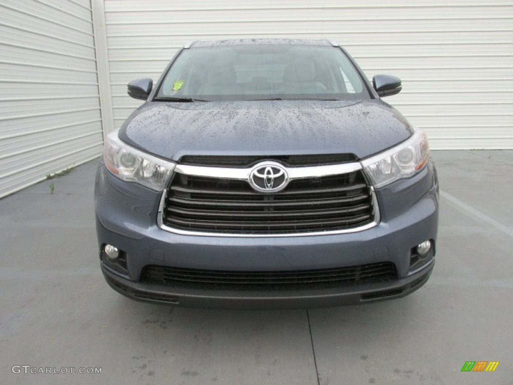 2015 Highlander XLE - Shoreline Blue Pearl / Ash photo #8