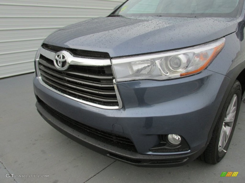 2015 Highlander XLE - Shoreline Blue Pearl / Ash photo #10