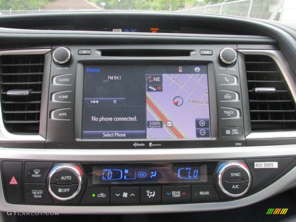 2015 Highlander XLE - Shoreline Blue Pearl / Ash photo #28