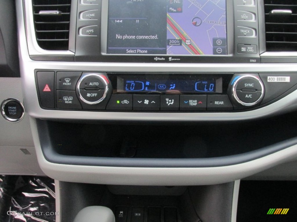 2015 Highlander XLE - Shoreline Blue Pearl / Ash photo #29
