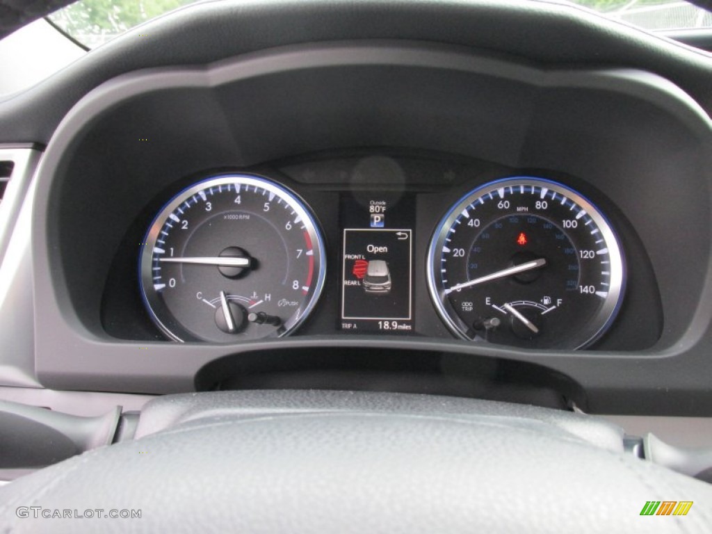 2015 Highlander XLE - Shoreline Blue Pearl / Ash photo #35