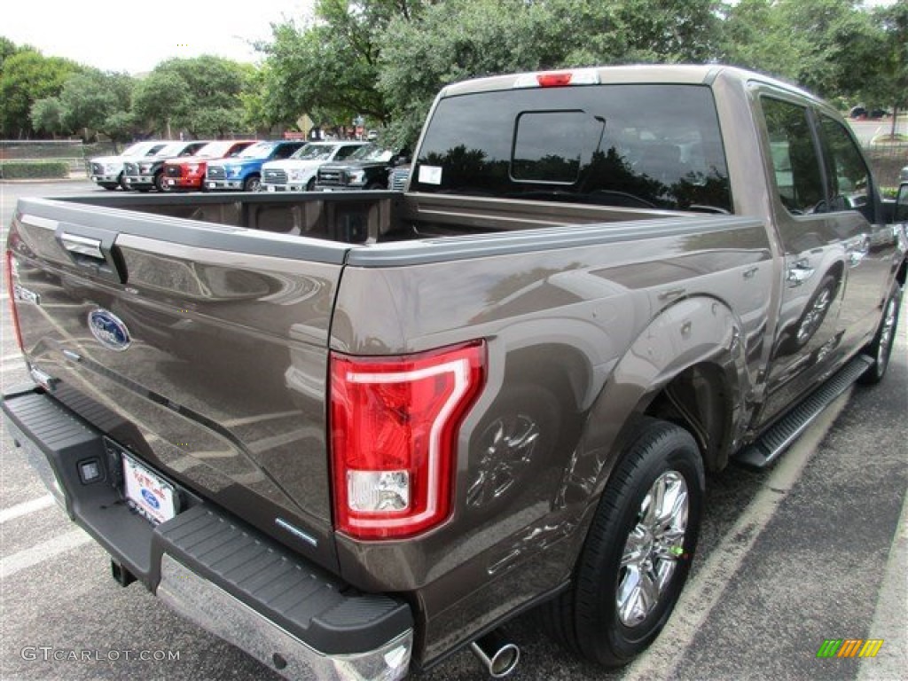 2015 F150 XLT SuperCrew - Caribou Metallic / Medium Light Camel photo #7