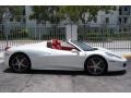 Bianco Avus (White) 2014 Ferrari 458 Spider Exterior