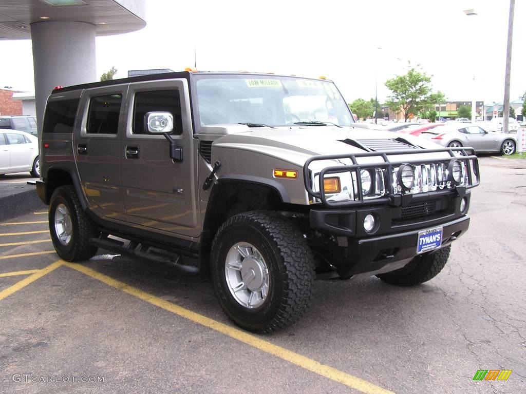 2003 H2 SUV - Pewter Metallic / Wheat photo #3