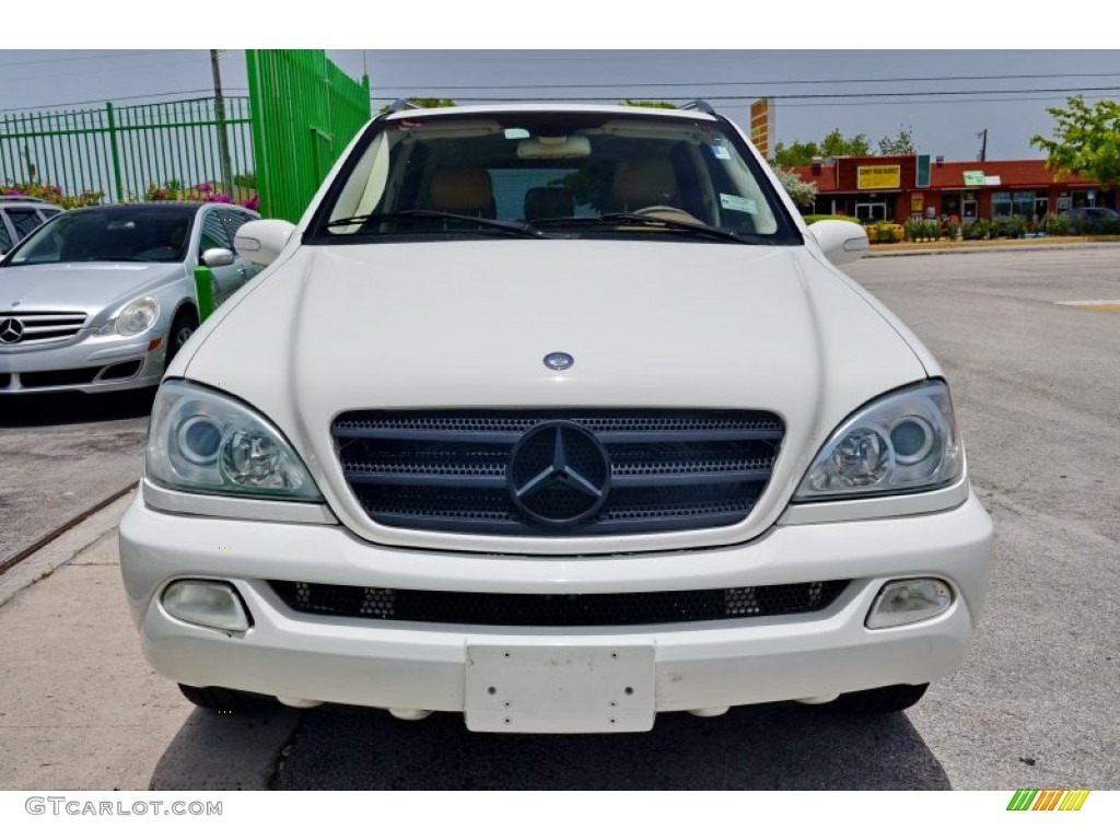 2002 ML 320 4Matic - Alabaster White / Java photo #2