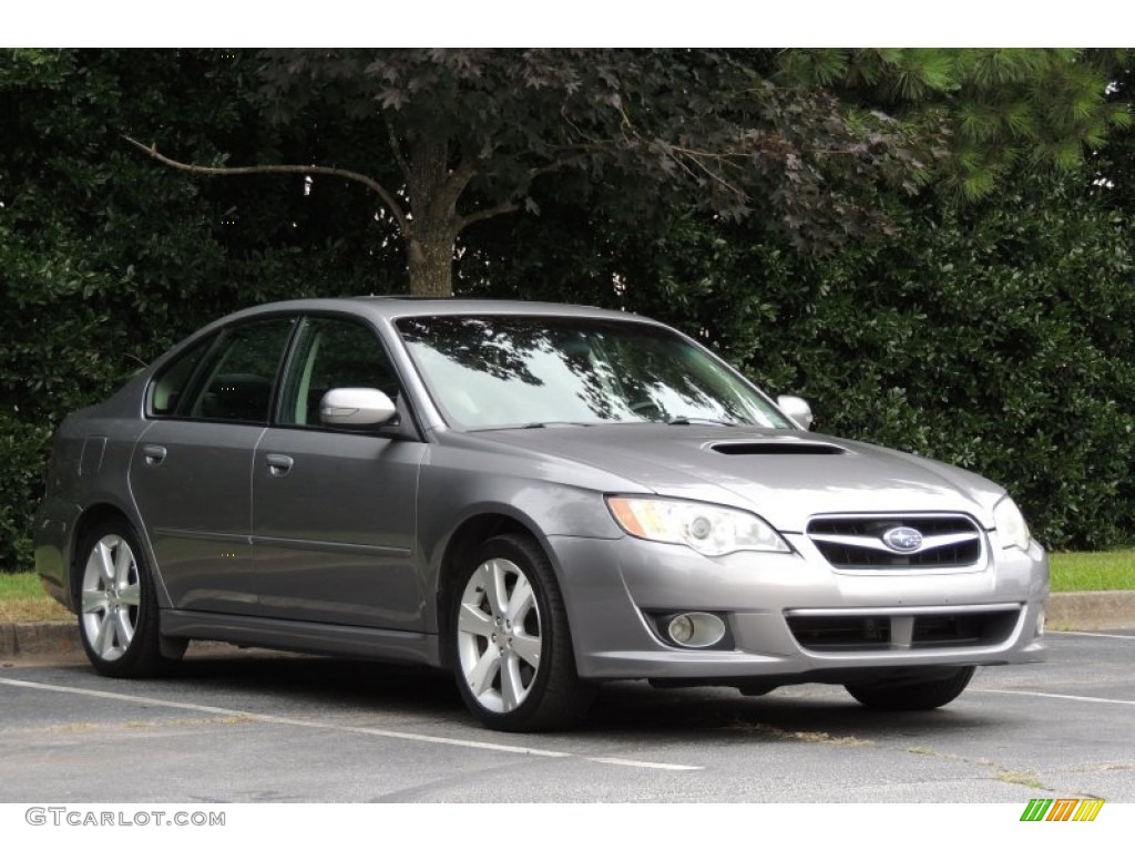 2008 Legacy 2.5 GT Limited Sedan - Obsidian Black Pearl / Off Black photo #3