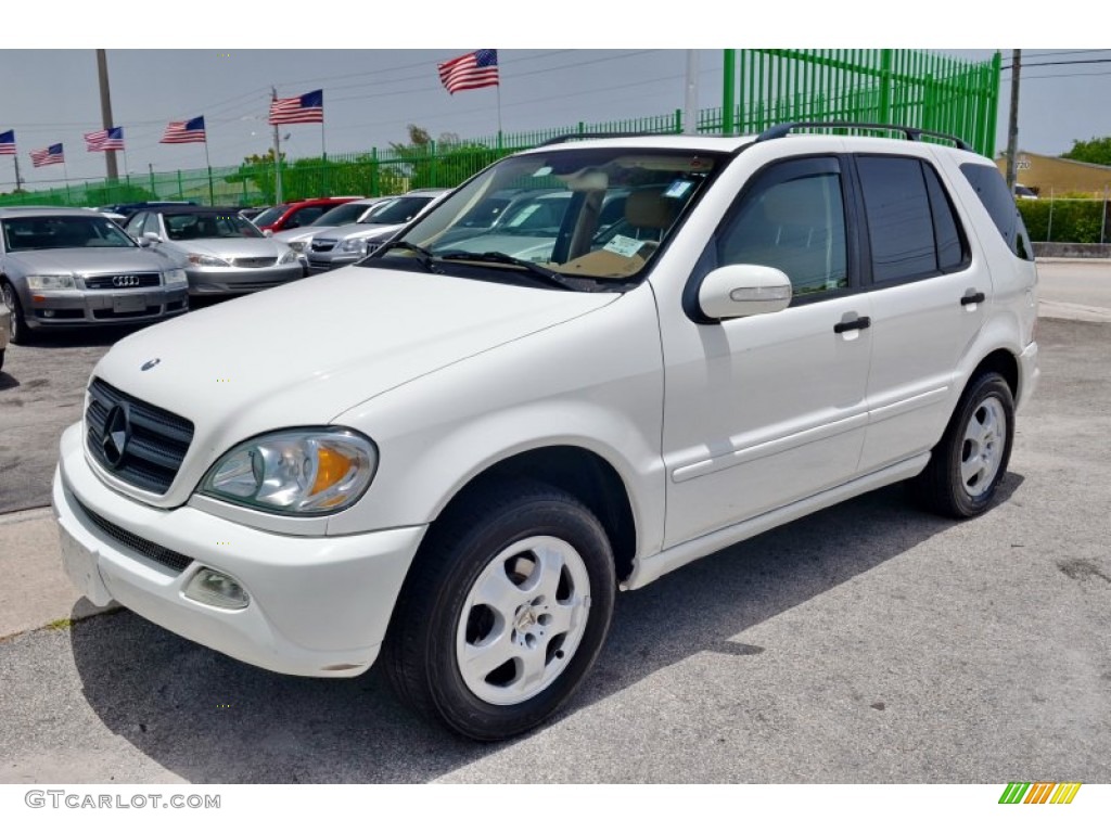 2002 ML 320 4Matic - Alabaster White / Java photo #4