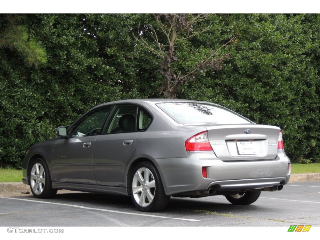 2008 Legacy 2.5 GT Limited Sedan - Obsidian Black Pearl / Off Black photo #5