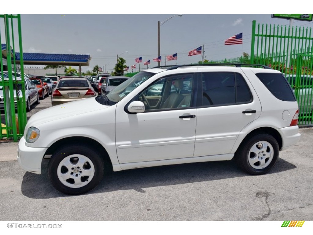 2002 ML 320 4Matic - Alabaster White / Java photo #6