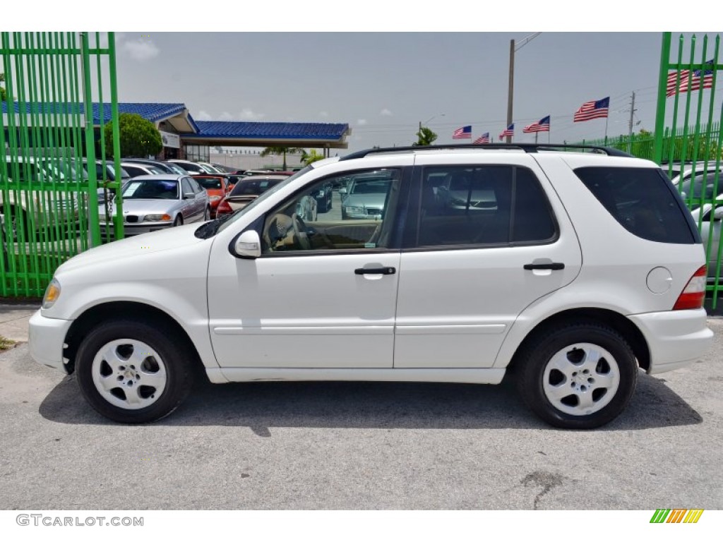 2002 ML 320 4Matic - Alabaster White / Java photo #7