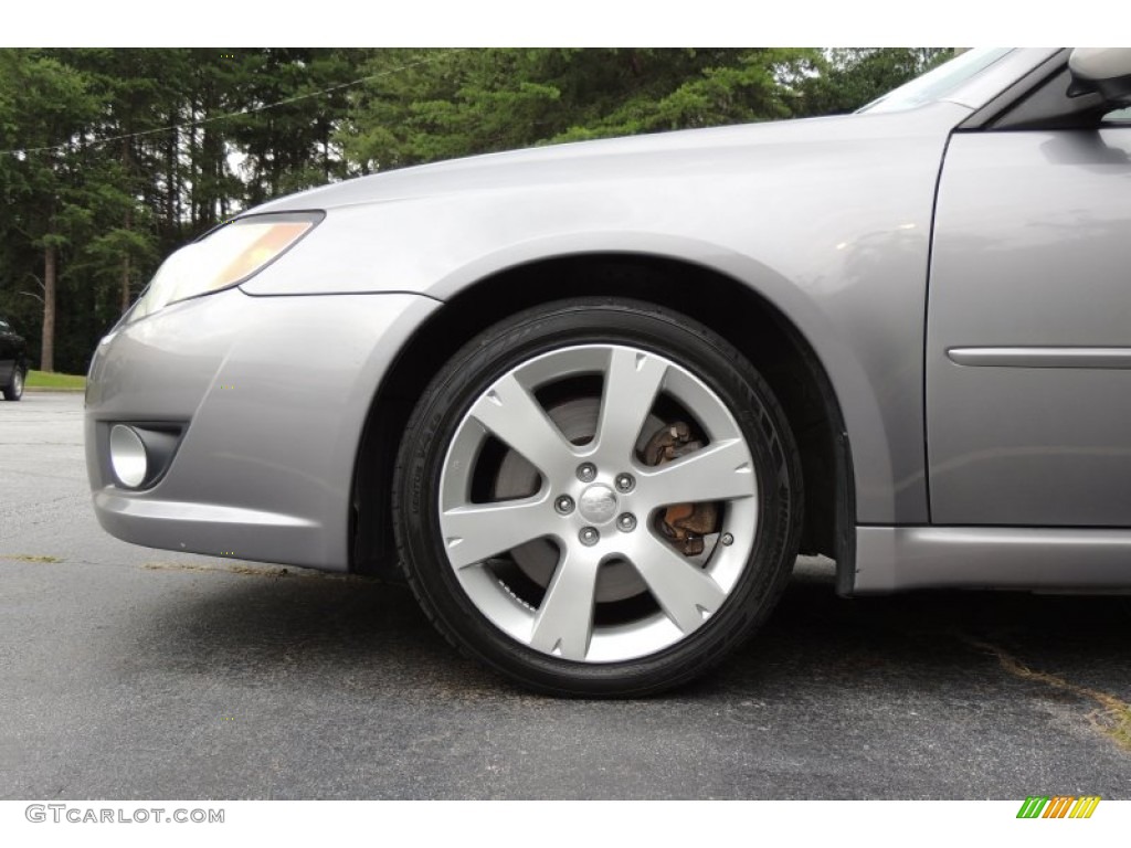 2008 Legacy 2.5 GT Limited Sedan - Obsidian Black Pearl / Off Black photo #7