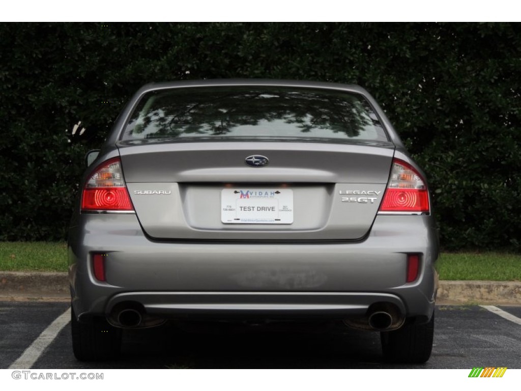 2008 Legacy 2.5 GT Limited Sedan - Obsidian Black Pearl / Off Black photo #11