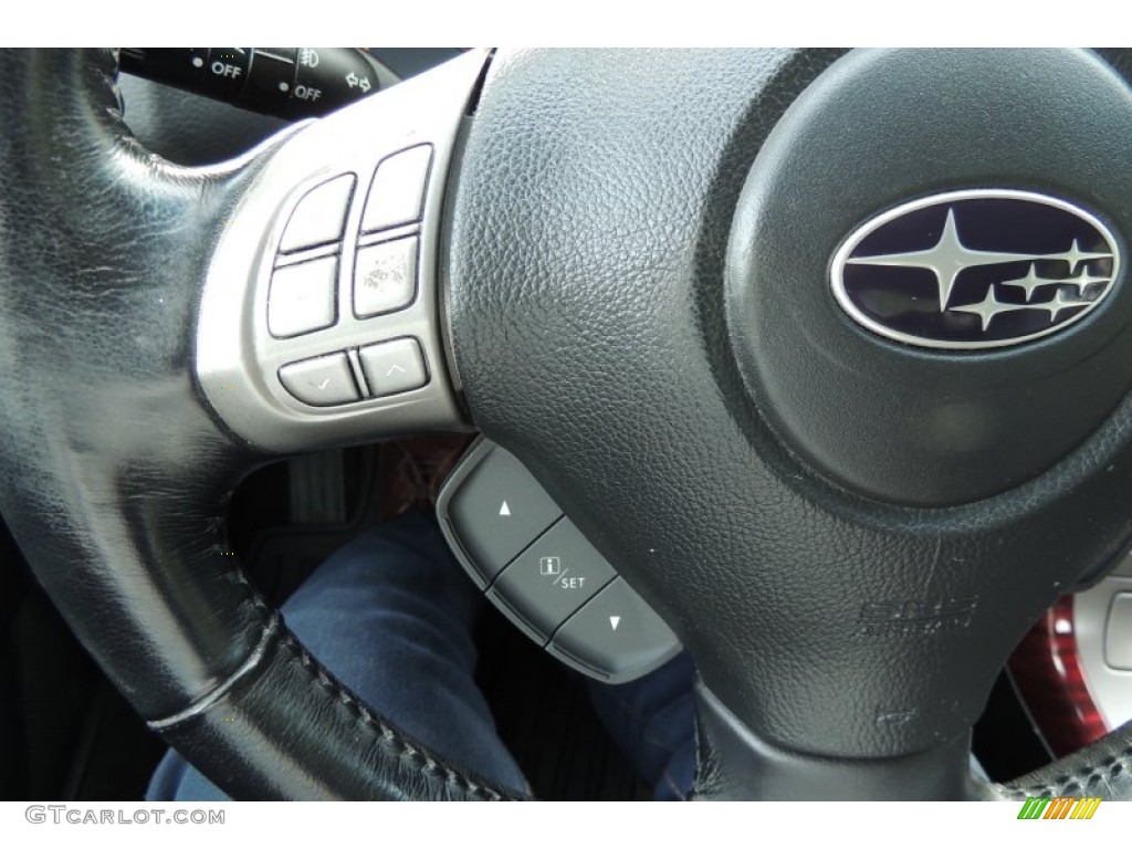 2008 Legacy 2.5 GT Limited Sedan - Obsidian Black Pearl / Off Black photo #16