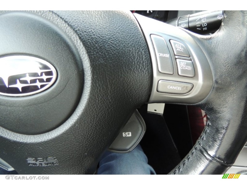 2008 Legacy 2.5 GT Limited Sedan - Obsidian Black Pearl / Off Black photo #17