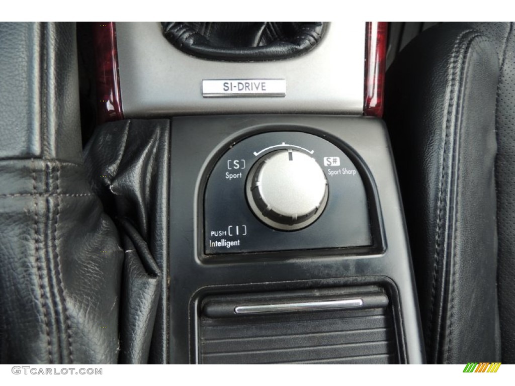 2008 Legacy 2.5 GT Limited Sedan - Obsidian Black Pearl / Off Black photo #19