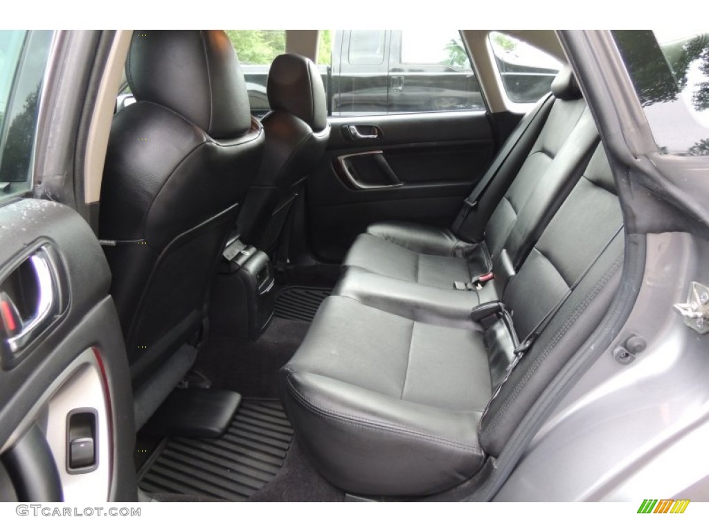 2008 Legacy 2.5 GT Limited Sedan - Obsidian Black Pearl / Off Black photo #25