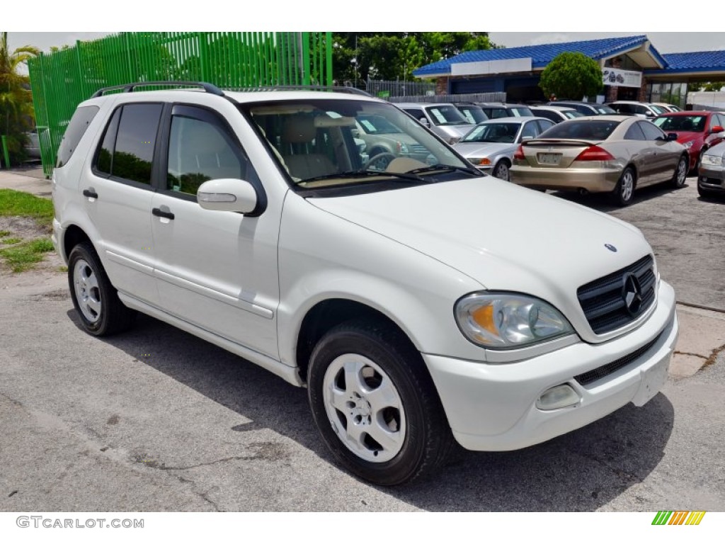 2002 ML 320 4Matic - Alabaster White / Java photo #29