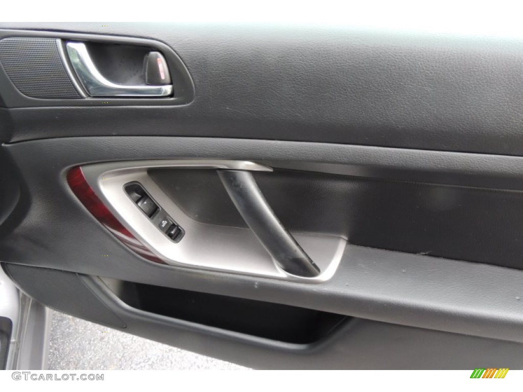 2008 Legacy 2.5 GT Limited Sedan - Obsidian Black Pearl / Off Black photo #29