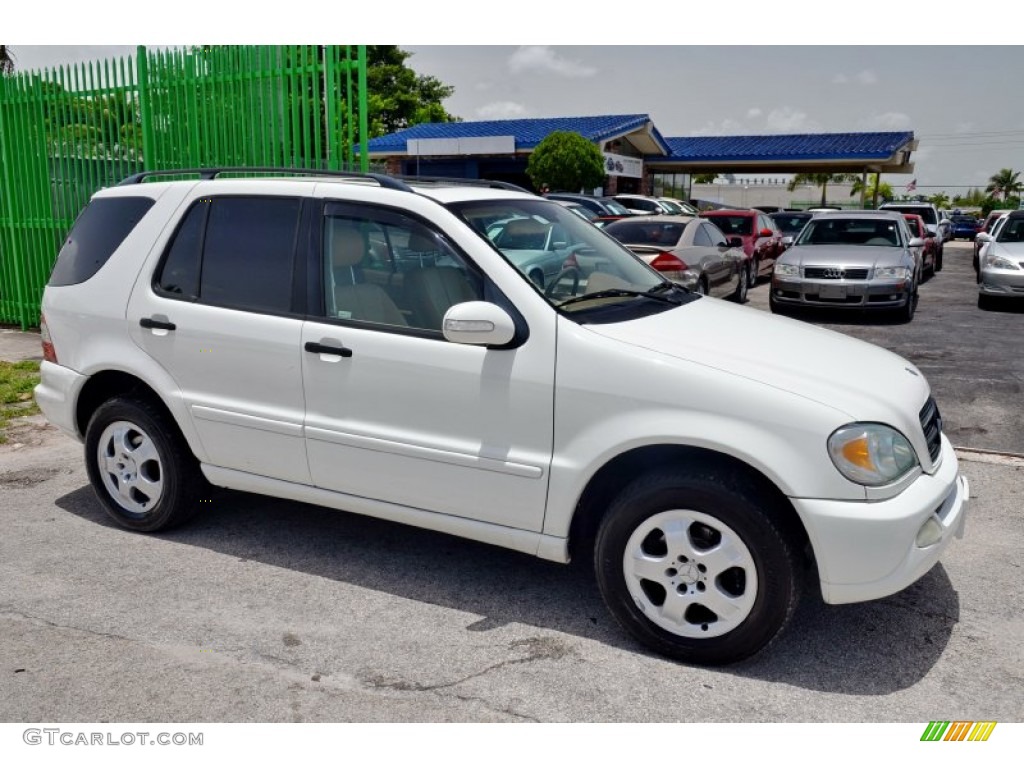 2002 ML 320 4Matic - Alabaster White / Java photo #30