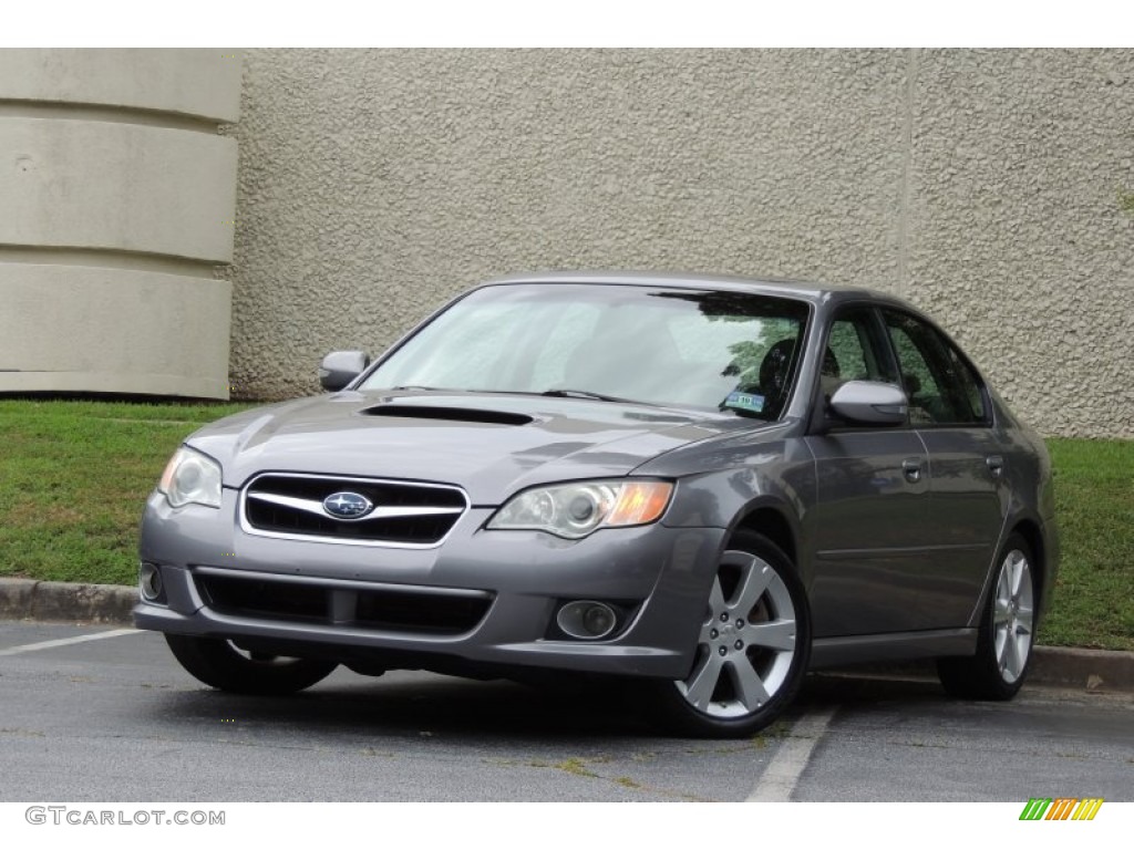 2008 Legacy 2.5 GT Limited Sedan - Obsidian Black Pearl / Off Black photo #31