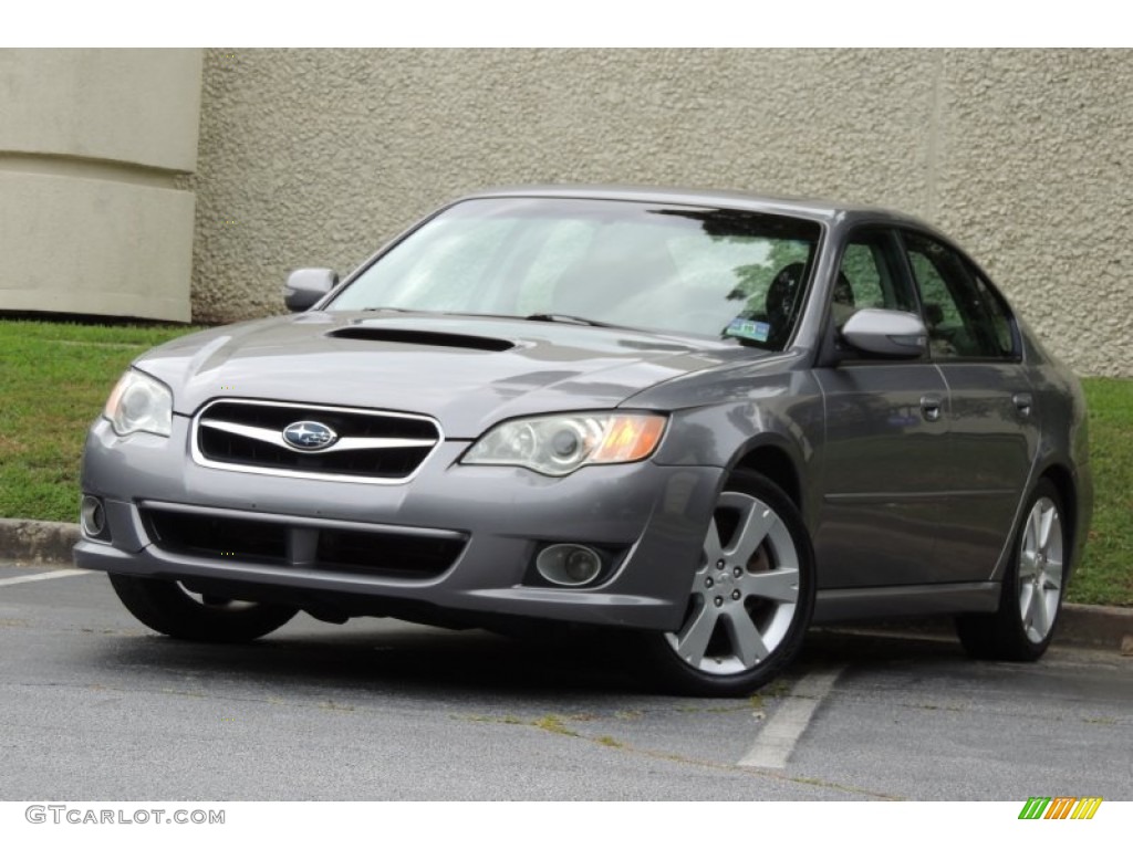 2008 Legacy 2.5 GT Limited Sedan - Obsidian Black Pearl / Off Black photo #32