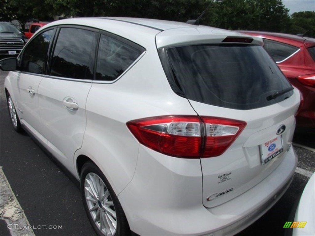 2015 C-Max Hybrid SEL - White Platinum Tricoat / Medium Light Stone photo #4