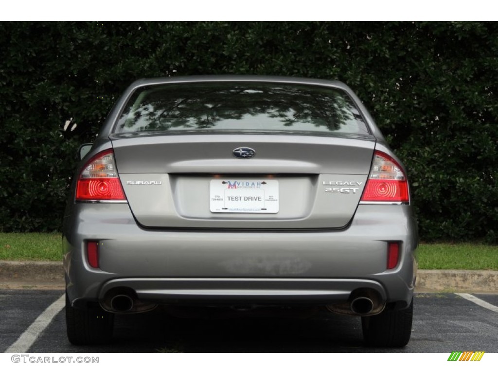 2008 Legacy 2.5 GT Limited Sedan - Obsidian Black Pearl / Off Black photo #35