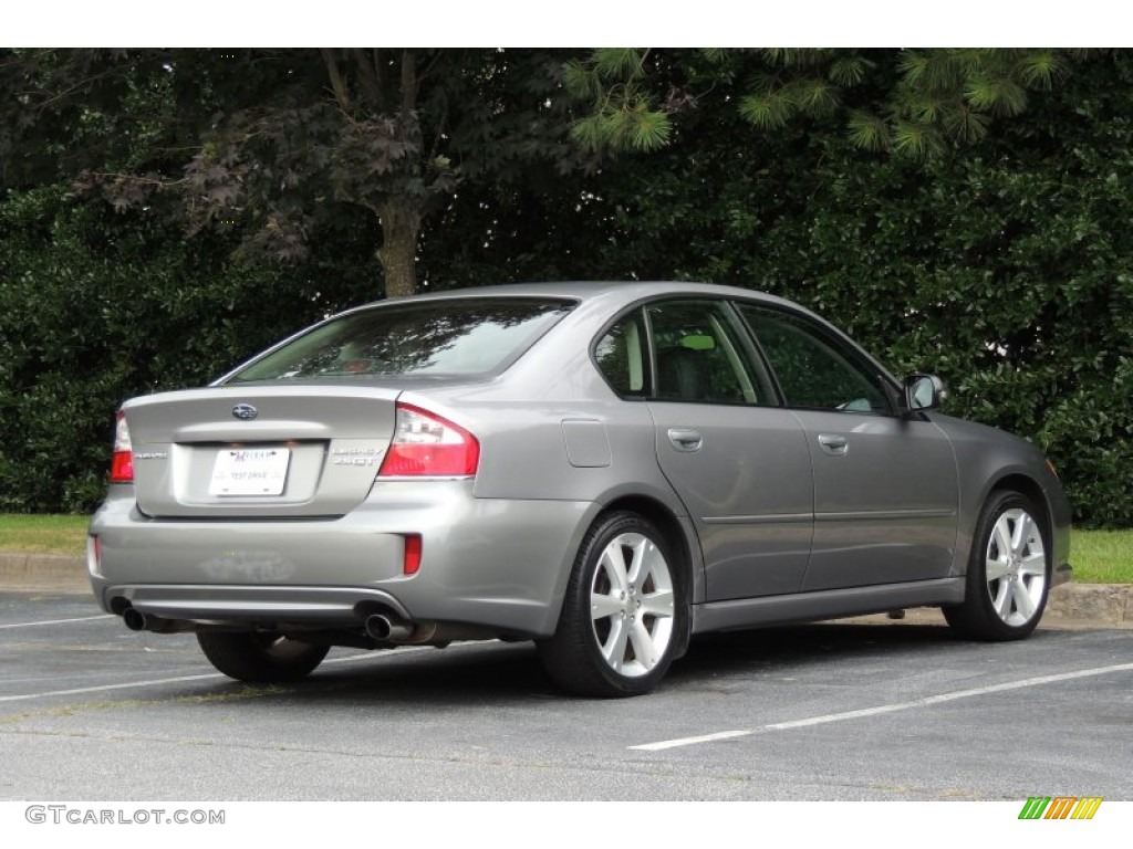 2008 Legacy 2.5 GT Limited Sedan - Obsidian Black Pearl / Off Black photo #36