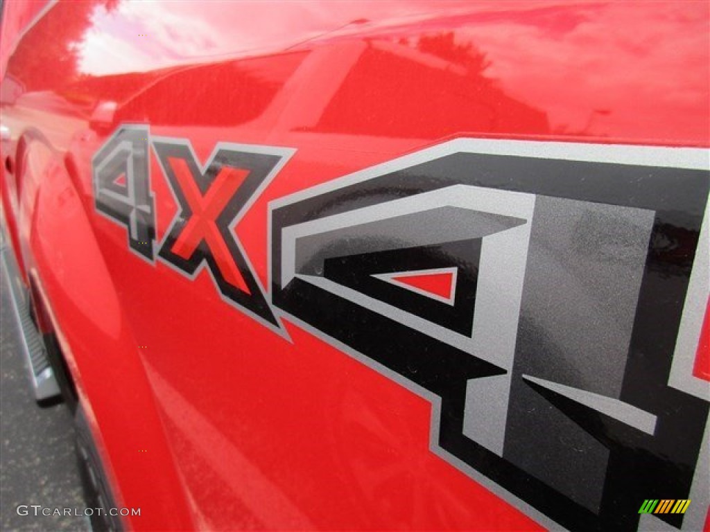 2015 F150 XLT SuperCrew 4x4 - Race Red / Medium Light Camel photo #5