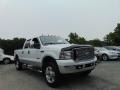 2006 Oxford White Ford F250 Super Duty Lariat Crew Cab 4x4  photo #38