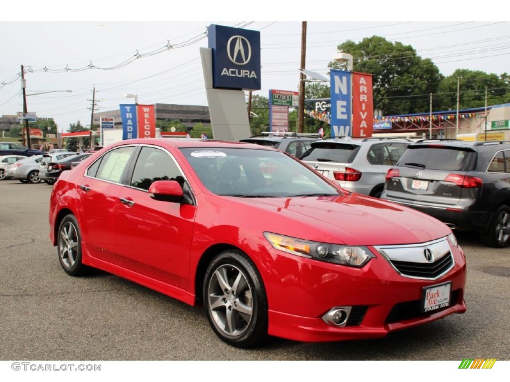 Milano Red Acura TSX