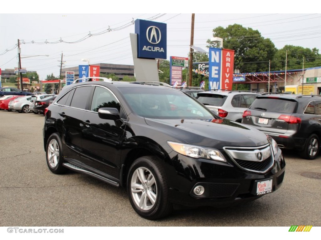 2014 RDX Technology AWD - Crystal Black Pearl / Ebony photo #1